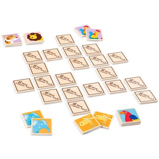 Memory game - animals